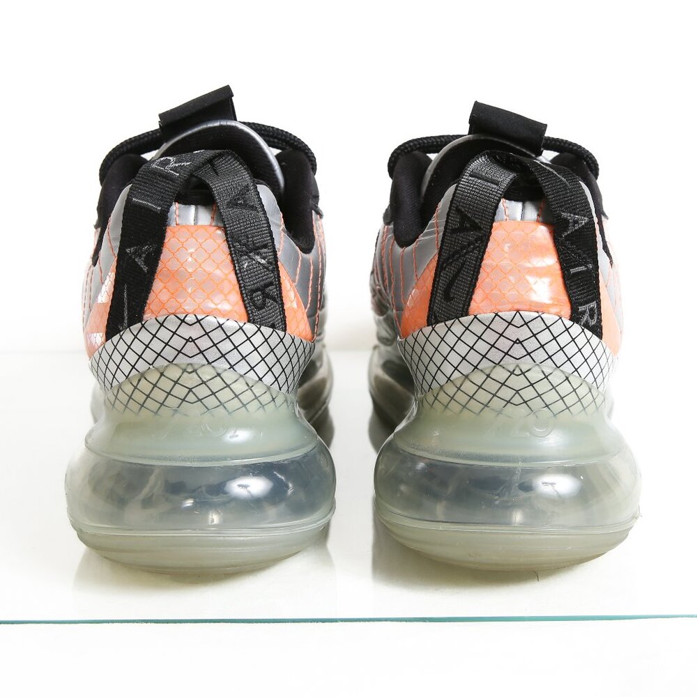 NIKE Air Max 720-818 Metallic Silver, Blk & Orange Sneakers/4.5 Youth/6 … - Picture 7 of 13